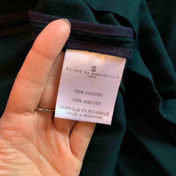 French Brand Cuisse De Grenouille Blouse and Skirt Set. - Picture 11 of 16